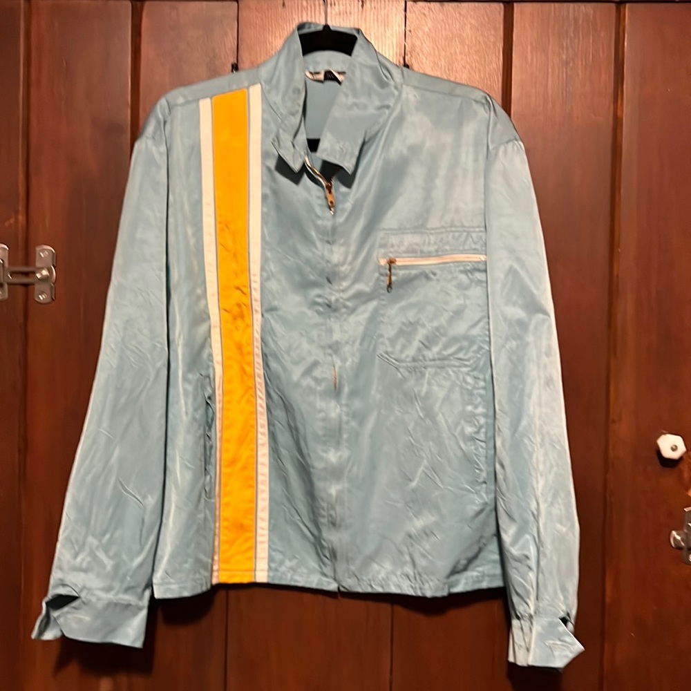 Vintage Indy Racing Jacket L Steve McQueen Paul Newman
